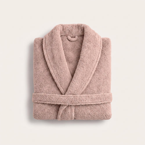 Teddy Bademantel Rose dust