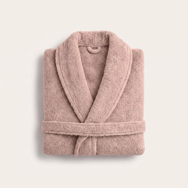Teddy Bademantel Rose dust