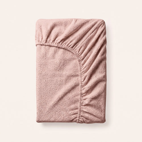 Teddy Spannbettlaken Rosa