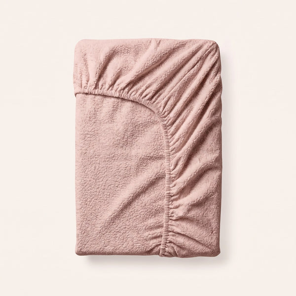 Teddy Spannbettlaken Rosa
