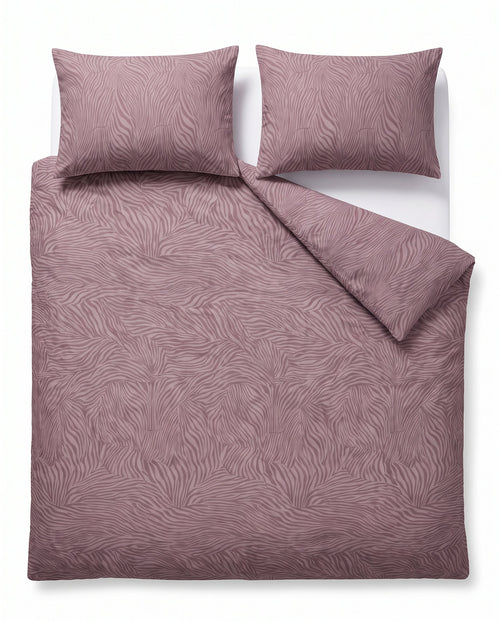 Nano-Printed-Bettdecke Burgundy Safari