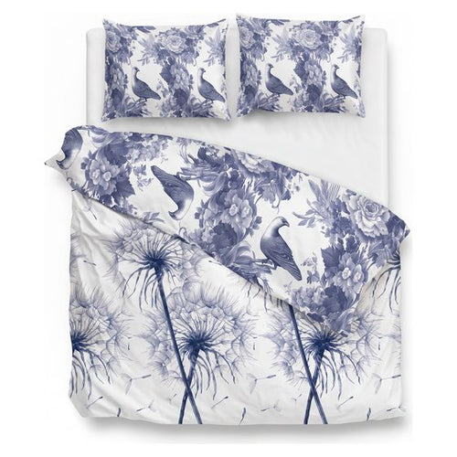 Nano-Printed-Bettdecke Reverie Blue