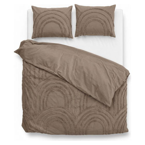 Tufted-Curve-Bettdecke Taupe
