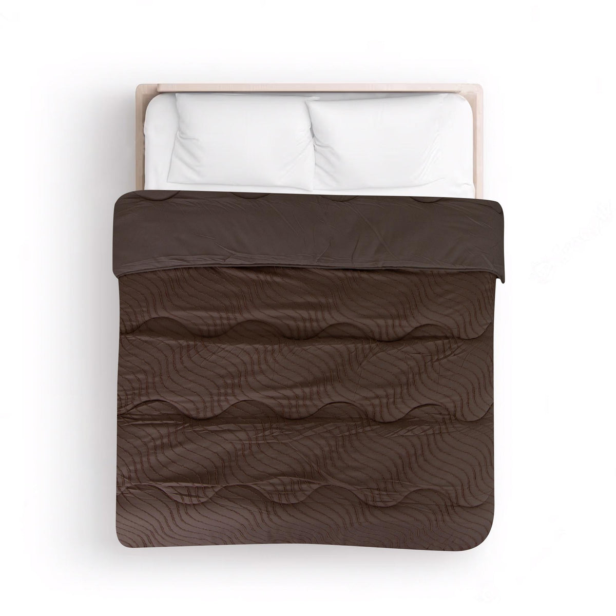 Tufted Waves dekbed Wit