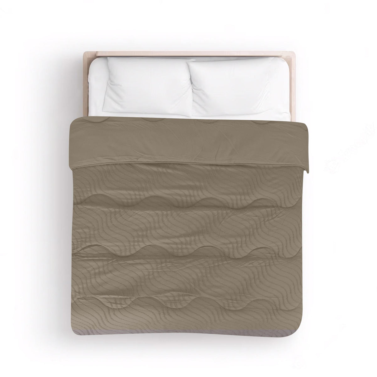 Tufted Waves dekbed Taupe