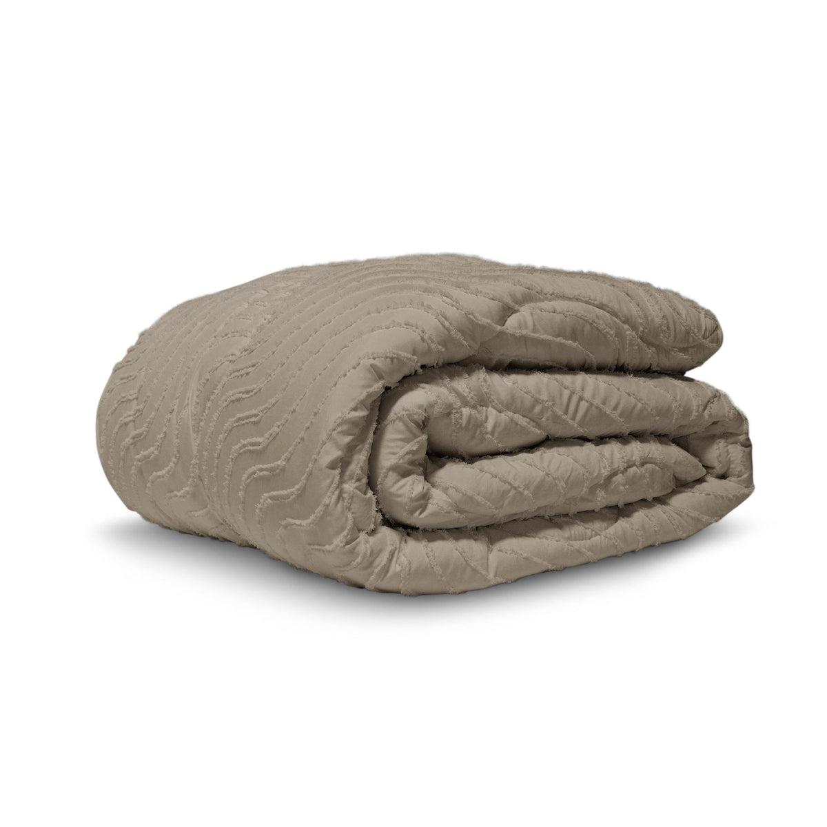 Tufted Waves dekbed Taupe