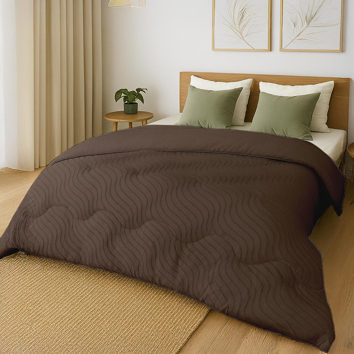 Tufted Waves dekbed Bruin