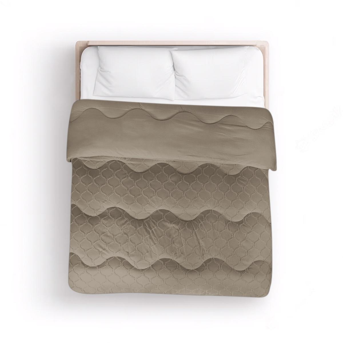 Tufted Curve dekbed Taupe