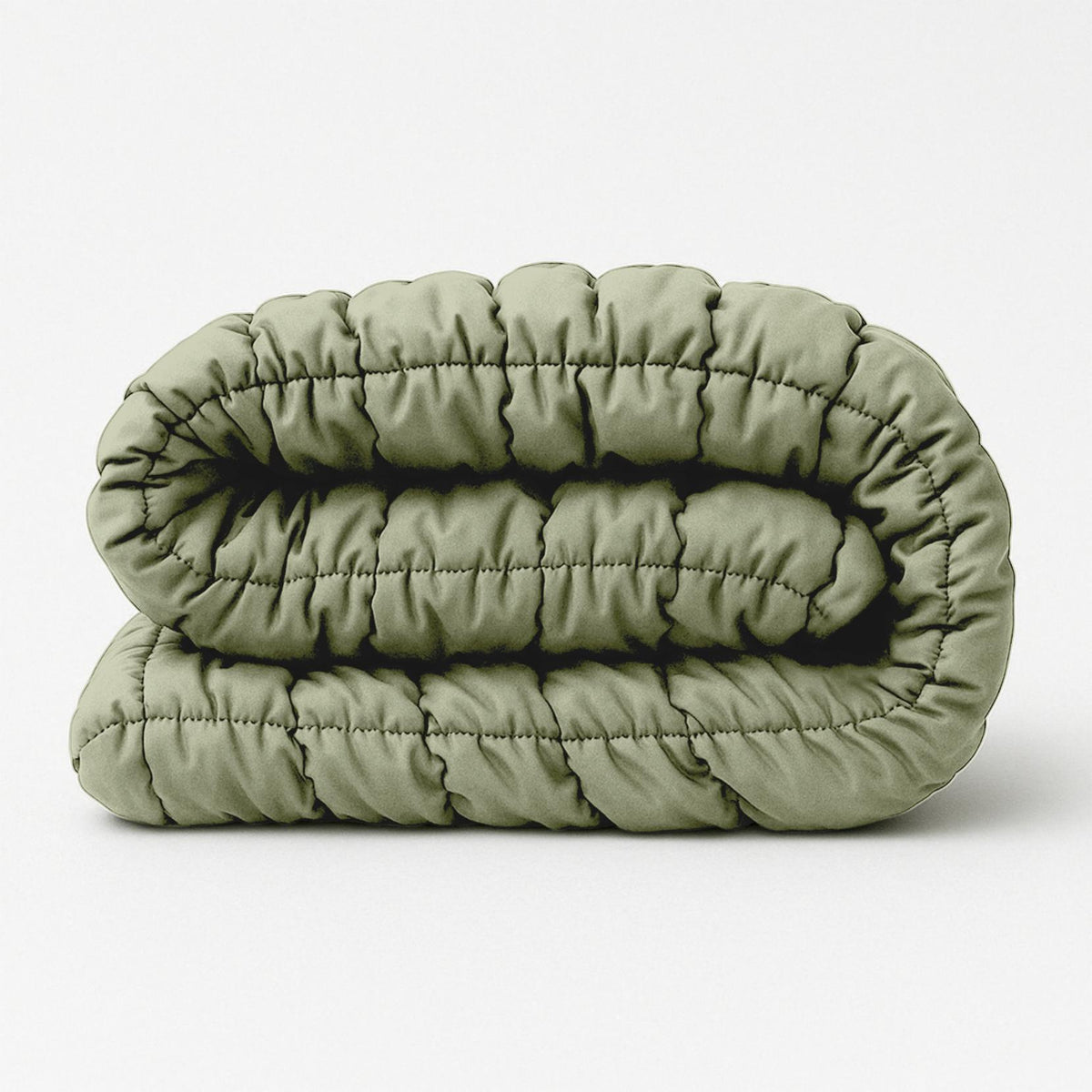 Puffy dekbed Pistache