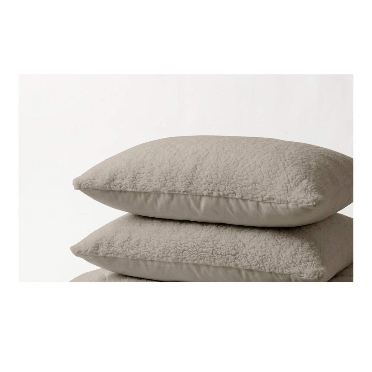 Teddy kussenslopen Taupe