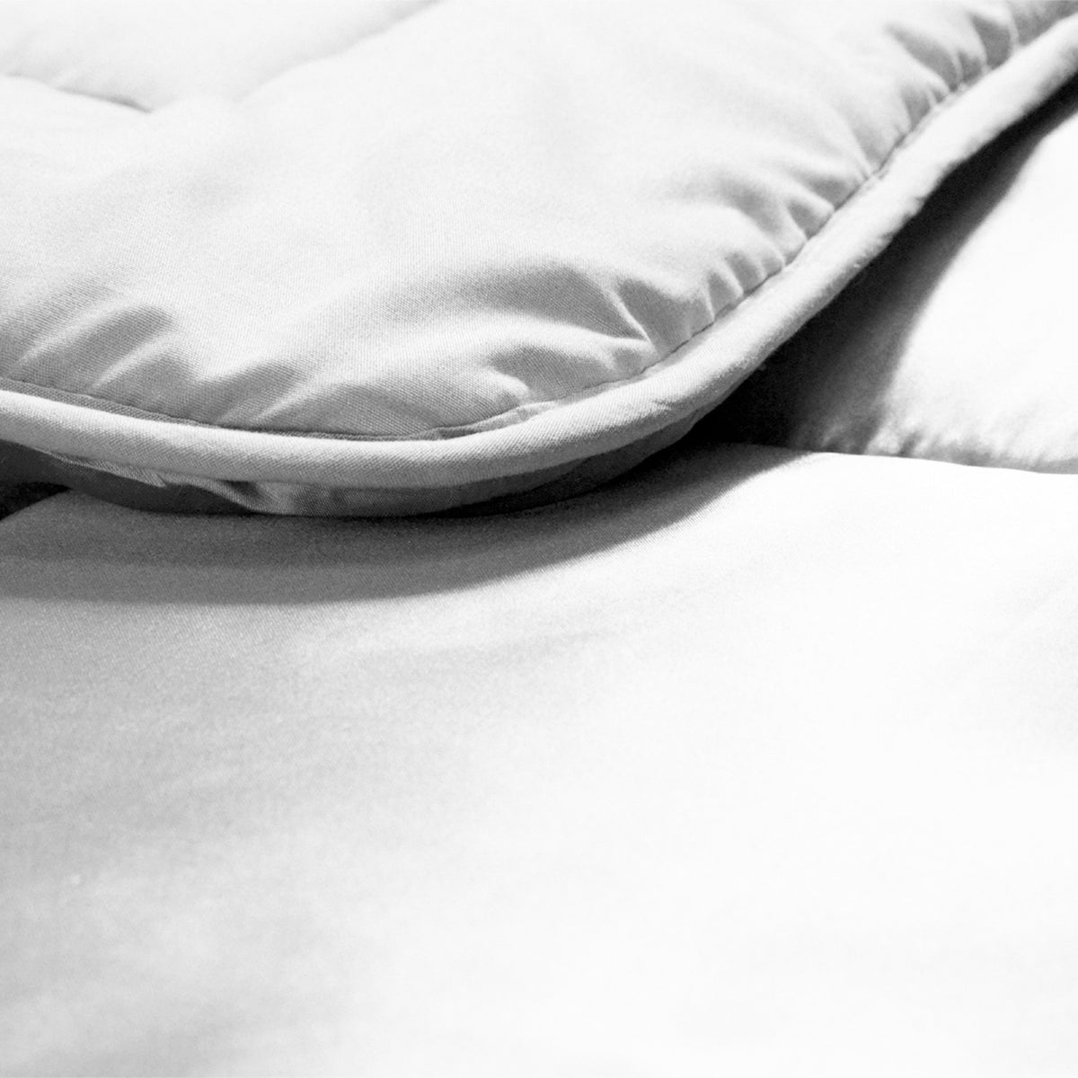 Satijn dekbed Snow White, close-up van de stof
