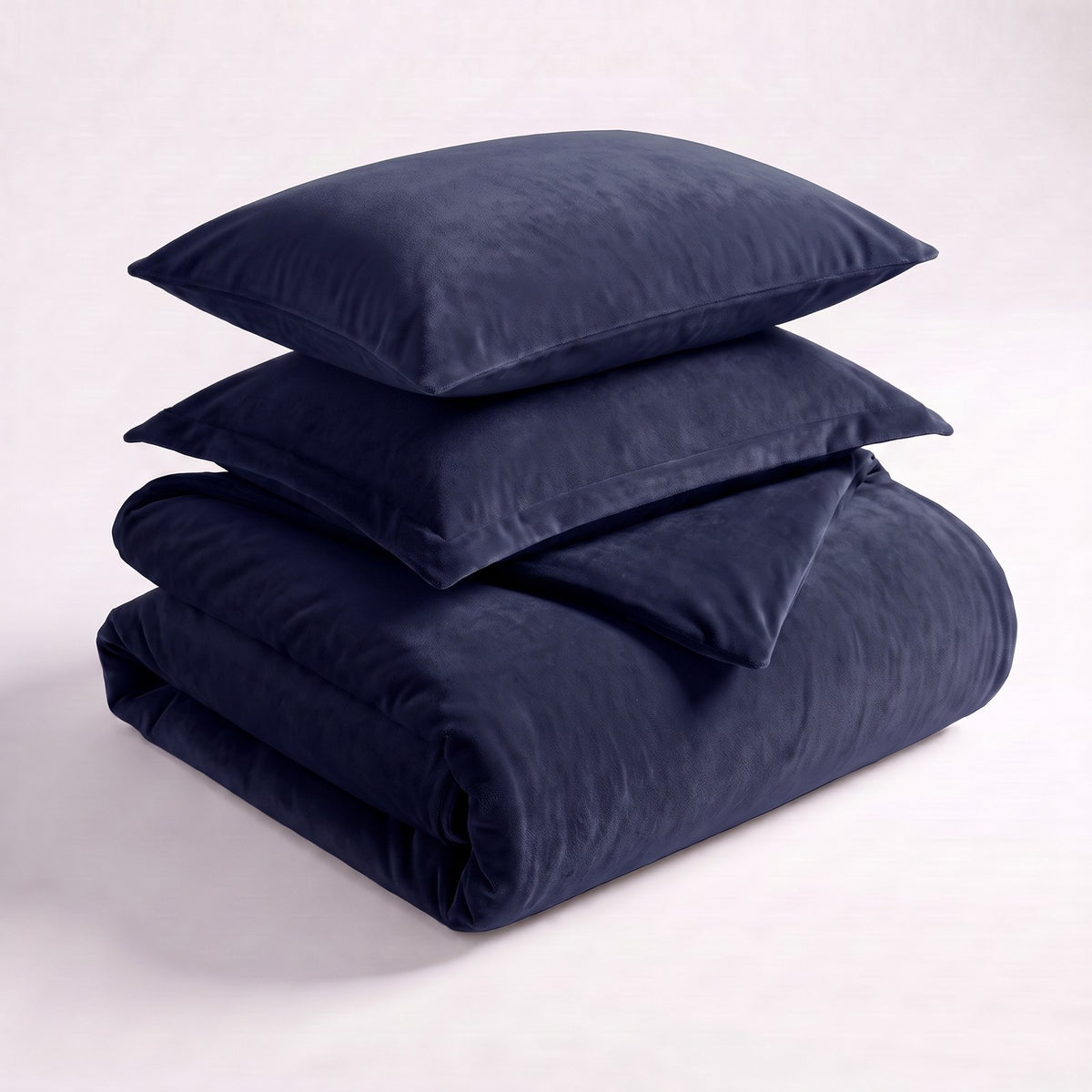 Velvet dekbedovertrek Donkerblauw