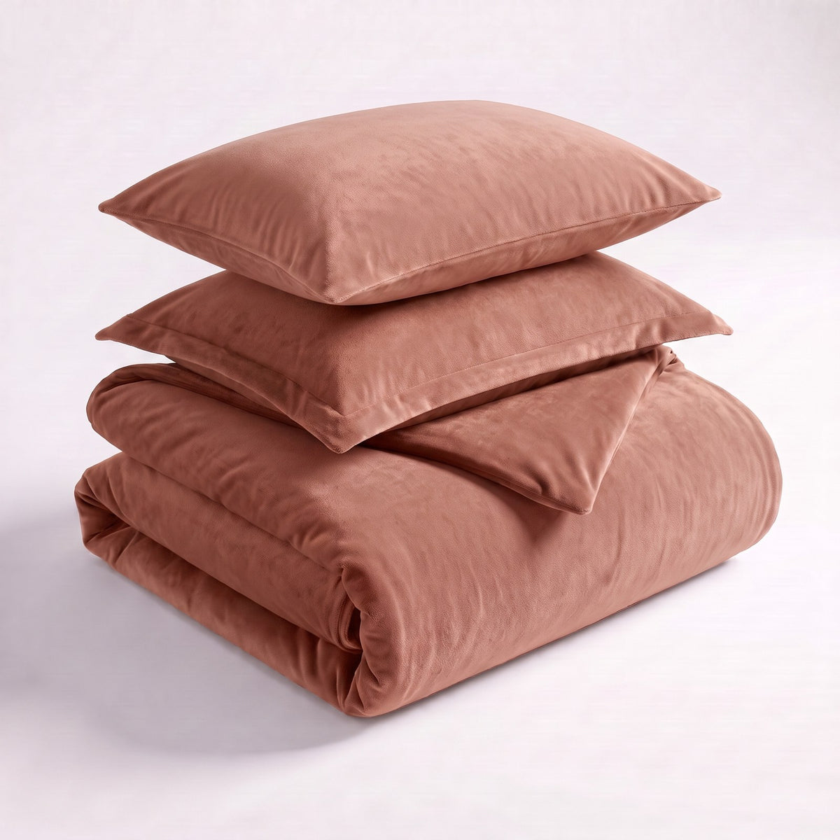 Velvet dekbedovertrek Oud Roze