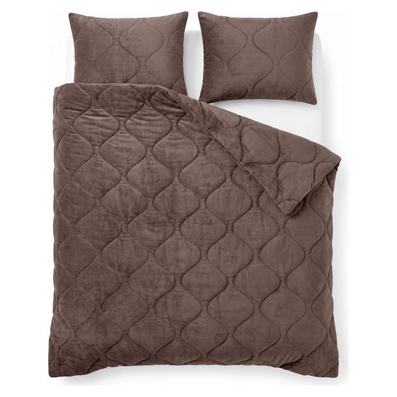 Flanell-Velvet-Bettdecke Bruin