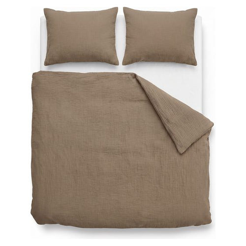Musselin-Bettdecke Taupe